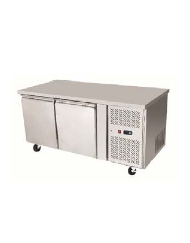 Tavolo refrigerato positivo 2 Porte cm. 136x60x85h