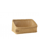 Cesto pane rettangolare in polipropilene colore Beige - cm 60x40 - Altezza cm 16/27