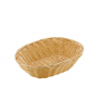 Cesto pane ovale in  polipropilene colore Beige - cm 23x15x6,5h