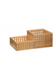 Cesto pane in legno di faggio -  cm 34x26x12,5h