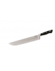 Coltello francese in acciaio inox con manico in speciale materiale plastico colore nero - cm 30