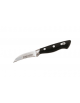 Coltello cuoco, spelucchino in acciaio inox con manico in speciale materiale plastico colore nero - cm 7