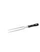 Forchettone in acciaio inox con manico in speciale materiale plastico colore nero - cm 17