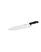 Coltello cucina in acciaio inox con manico in polipropilene di colore nero - cm 36
