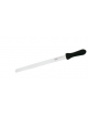 Coltello pasticceria in acciaio inox con manico polipropilene colore nero o bianco - cm 30