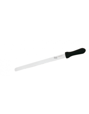 Coltello pasticceria in acciaio inox con manico PP - cm 36 - colore nero o bianco