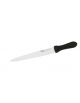 Coltello dolce in acciaio inox con manico polipropilene colore nero o bianco - cm 26