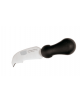 Coltello segnaforme in acciaio inox con manico polipropilene colore nero - cm 9