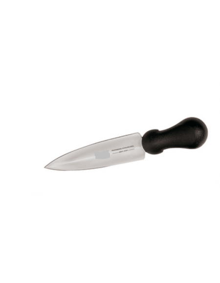 Coltello lancia "Milano" in acciaio inox con manico PP - cm 15 - colore nero Coltello lancia "Milano" in acciaio inox con manico PP - cm 15 - colore nero