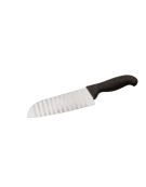 Coltello Verdure in acciaio inox con manico PP - cm 18 - colore nero