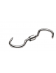 Gancio  girevole in acciaio inox - cm 22 x Ø 0,9