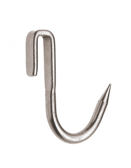 Gancio scorrevole in acciaio inox - cm 12xø0,9 - u.pack 10 Gancio scorrevole in acciaio inox - cm 12xø0,9 - u.pack 10