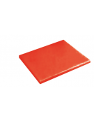 Tagliere in polietilene -  GN 1/2 colore rosso -  cm 32x26,5x2h