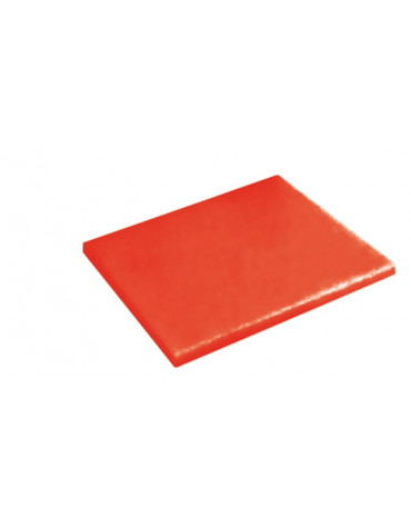 Tagliere in polietilene -  GN 1/2 colore rosso -  cm 32x26,5x2h