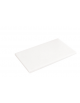 Tagliere rettangolare in polietilene HDPE  colore bianco - GN 1/1 - cm 53x32,5x2h