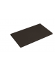 Tagliere rettangolare in polietilene HDPE colore nero - GN 1/1 - cm 53x32,5x2h