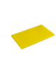 Tagliere rettangolare in polietilene HDPE colore giallo - cm 60x40x2h