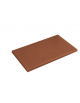 Tagliere rettangolare in polietilene HDPE colore marrone - cm 60x40x2h