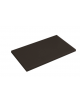 Tagliere rettangolare in polietilene HDPE colore nero - cm 60x40x2h