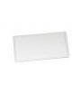 Tagliere rettangolare con canalina in polietilene HDPE colore bianco - GN 2/1 - cm 65x53x2h