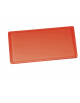 Tagliere rettangolare con canalina in polietilene HDPE colore rosso - GN 2/1 - cm 65x53x2h