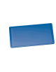 Tagliere rettangolare con canalina in polietilene HDPE colore blu -  GN 2/1 - cm 65x53x2h