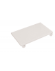 Tagliere con fermi in polietilene HDPE colore bianco - cm 60x40x2h