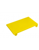 Tagliere con fermi in polietilene HDPE colore giallo - cm 60x40x2h