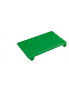 Tagliere con fermi in polietilene HDPE colore verde - cm 60x40x2h