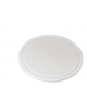 Tagliere tondo in polietilene HDPE colore bianco - cm Ø 24x1h