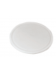 Tagliere tondo in polietilene HDPE colore bianco -  cm  Ø 49x1,5h