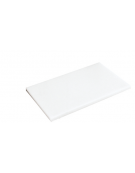 Tagliere HD in polietilene -  colore bianco -  cm 40x30x2h