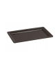 Vassoio in melamina di colore nero - cm 26,5x16,2 - GN 1/4