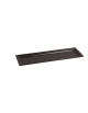 Vassoio in melamina di colore nero - cm 53x16,2 - GN 2/4