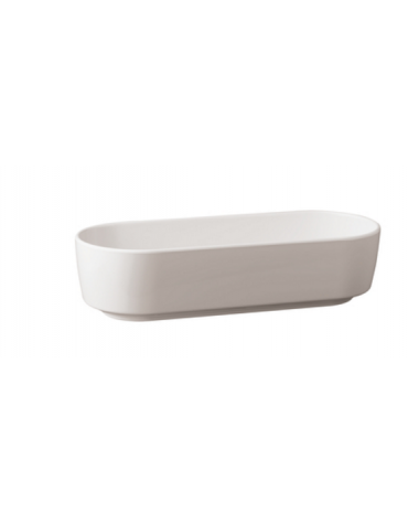 Ciotola in melamina di colore bianco - cm 26,5x10,5x6,5h - lt 1