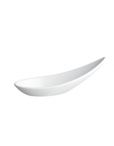 Cucchiaio finger-food in melamina - colore bianco -cm 11x4,3