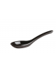 Cucchiaio finger-food in melamina - colore nero - cm 13,5x4,5