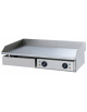 Fry top doppio elettrico da banco con piastra di cottura CROMATA liscia - cm 73,5x53x24,5h