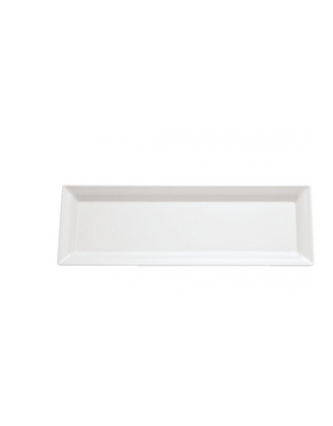 Vassoio in melamina - colore bianco -  cm 31x10,5x2h