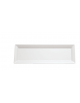 Vassoio in melamina - colore bianco -  cm 31x10,5x2h