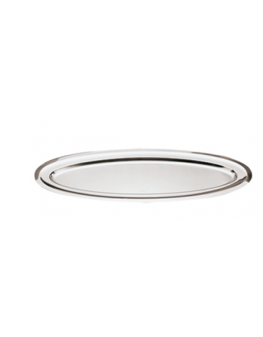 Piatto pesce e frutti di mare in acciaio inox - cm  65x27