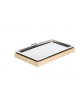 Vetrina refrigerata buffet base legno colore acero GN 1/1, vassoio inox GN 1/1, eutettico - cm  53x32,5x8,5h