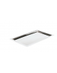Vassoio rettangolari GN 1/1 in acciaio inox - cm 53x32,5