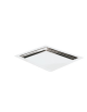 Vassoio rettangolare GN 1/2 in acciaio inox - cm 32,5X26,5