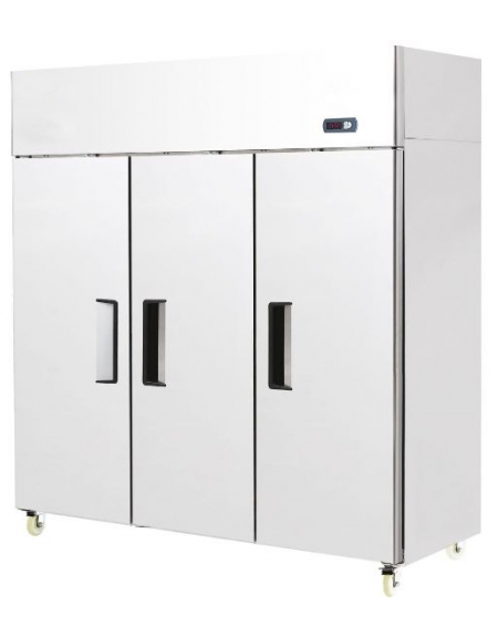 Armadio frigorifero inox GN 2/1 Lt. 700 Porte in vetro