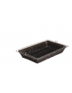 Cesto pane rettangolare in polipropilene colore Marrone, con telaio per fissare coperchio (escluso) - GN1/1 - cm 56,5x36x10h