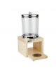 Distributore succhi in  acciaio inox, legno, SAN - colore acero - cm 35,5x22x50h - lt 6