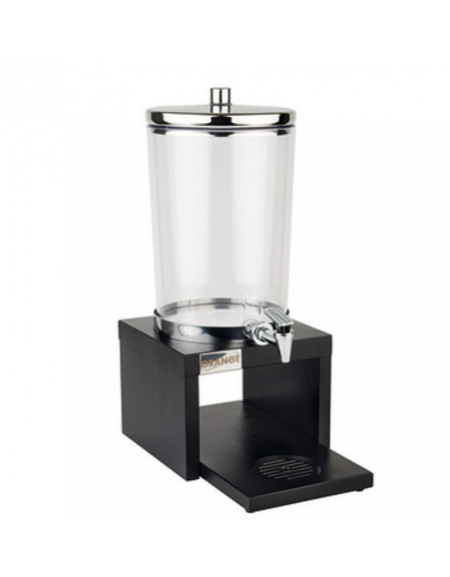 Distributore succhi in acciaio inox, legno, SAN - colore wengè - cm 35,5x22x50h - lt 6 Distributore succhi in acciaio inox, legno, SAN - colore wengè - cm 35,5x22x50h - lt 6