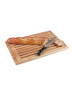 Tagliere pane in legno di faggio - cm 53x32,5x2