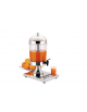 Distributore succhi in acciaio inox - contenitore da lt 8 - cm 36x26x55h